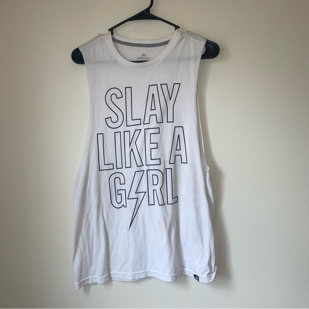 Adidas Slay Like a Girl Sleeveless Shirt